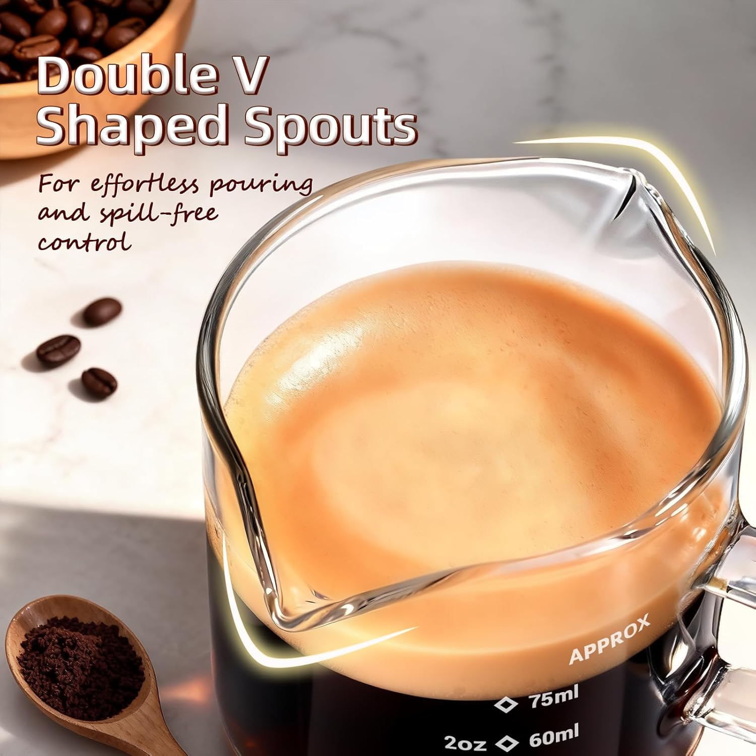 1/2pcs Espresso Cups 2.5oz Esp - Espresso Shot Glass ulasan dan harga