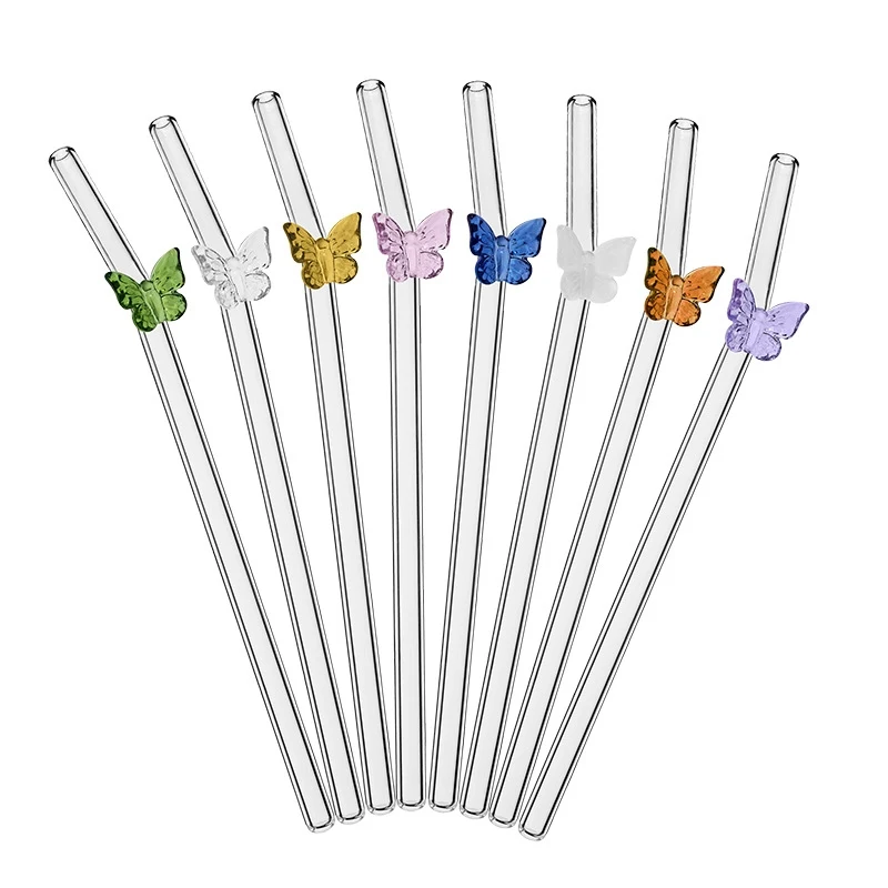 4Pcs Reusable Bow Glass Straws - Espresso Shot Glass ulasan dan harga