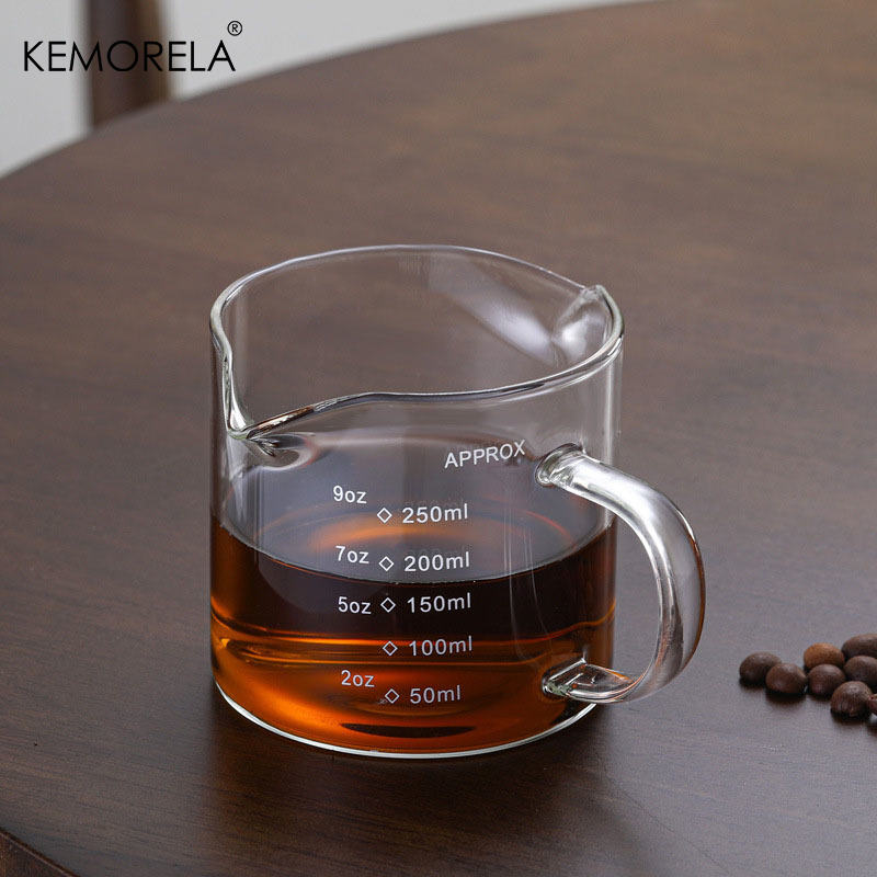 75/150ML Glass Measuring Cup W - Espresso Shot Glass ulasan dan harga