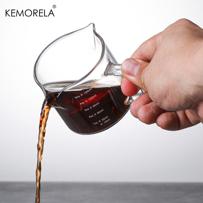 75/150ML Glass Measuring Cup W - Espresso Shot Glass ulasan dan harga