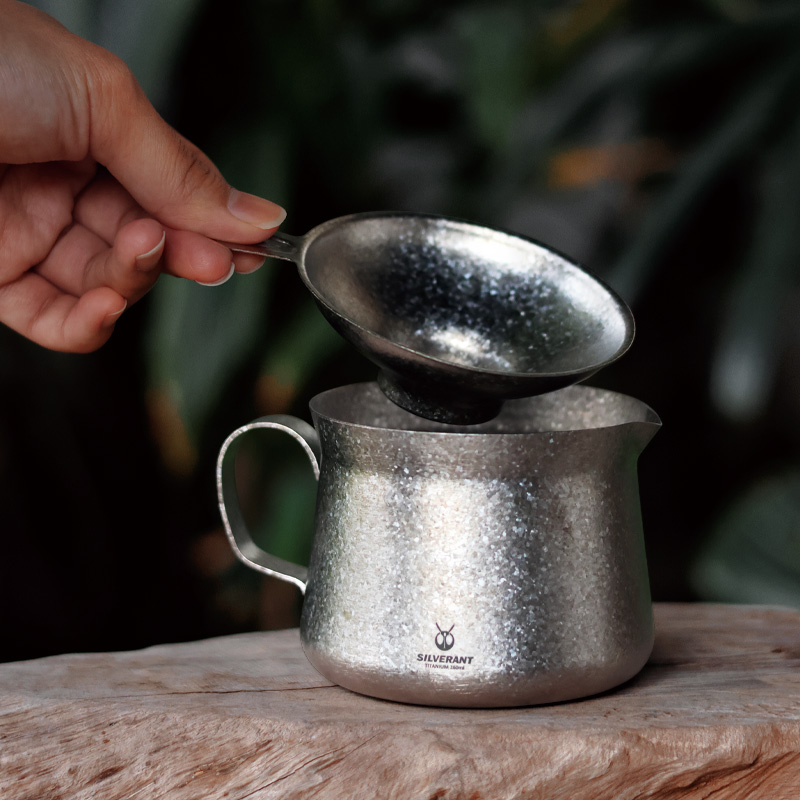 Titanium Coffee Teapot Kettle  - Coffee Equipment For Camping ulasan dan harga